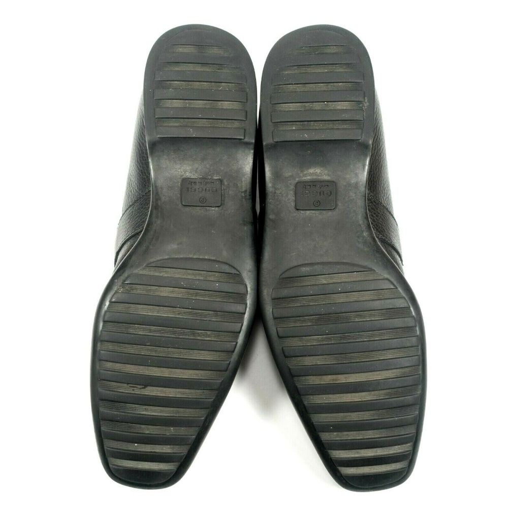 Gucci Horsebit Loafer Black Leather Slip On Shoes - Picture 7 of 8
